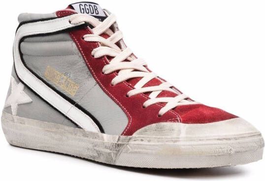 Golden Goose Slide high-top sneakers Grijs