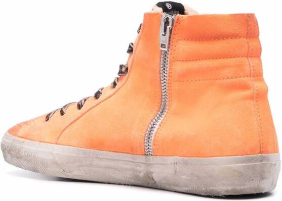 Golden Goose Slide high-top sneakers Oranje