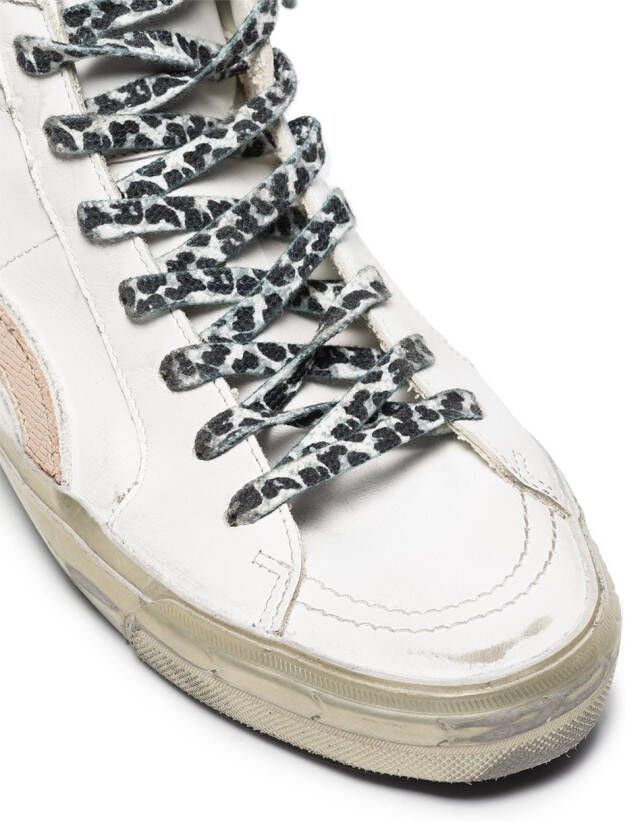 Golden Goose Slide high-top sneakers Wit