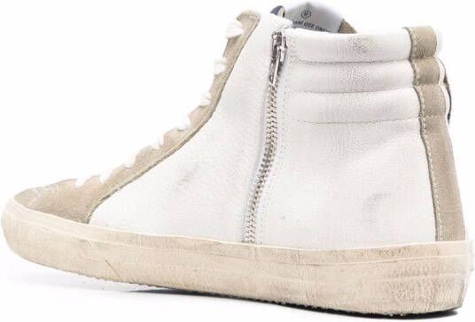 Golden Goose Slide high-top sneakers Wit