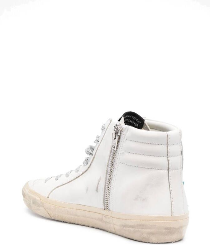 Golden Goose Slide high-top sneakers Wit