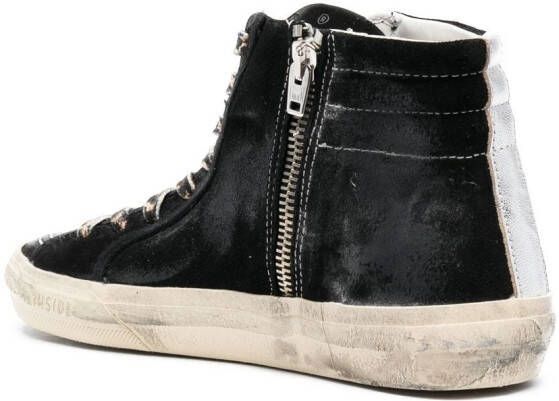 Golden Goose Slide high-top sneakers Zwart