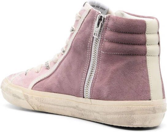 Golden Goose Slide high-top sneakers Roze