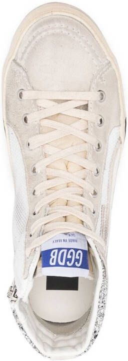 Golden Goose Sneakers met glitterdetail Zilver