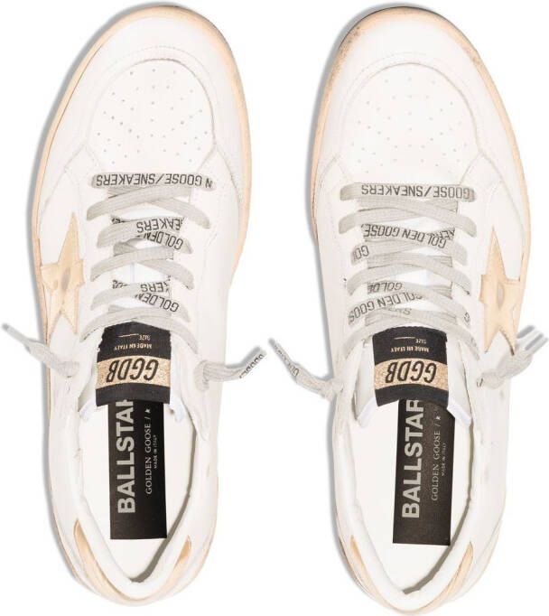 Golden Goose Ball Star high-top sneakers Wit
