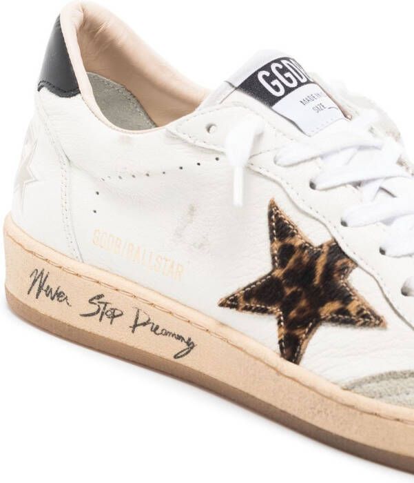 Golden Goose Sneakers met sterpatch Wit