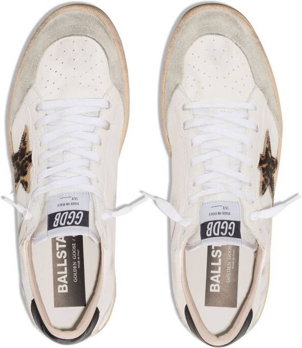 Golden Goose Sneakers met sterpatch Wit
