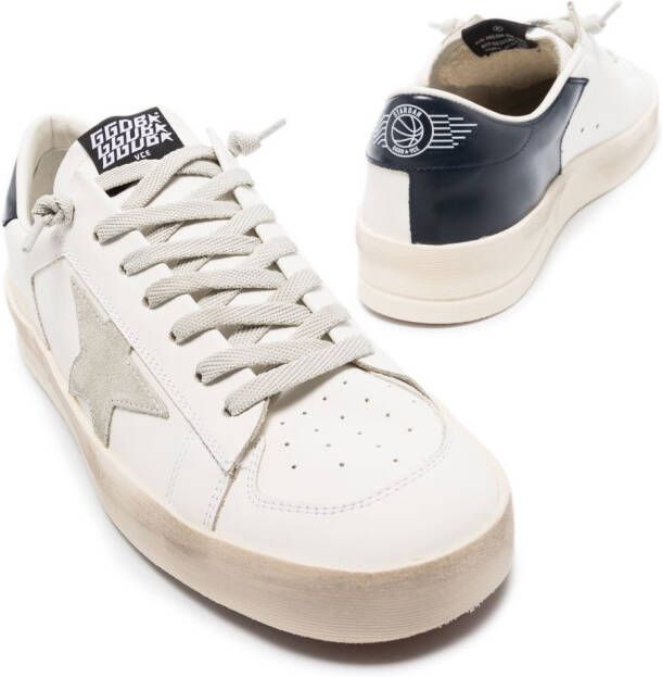 Golden Goose Sneakers met sterpatch Wit