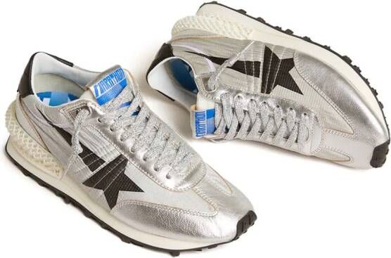 Golden Goose Sneakers met sterrenprint Zilver