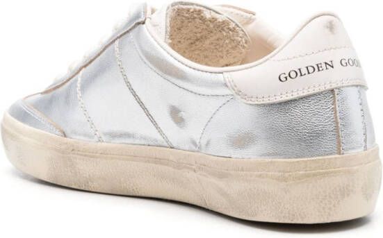 Golden Goose Soul-Star metallic sneakers Zilver