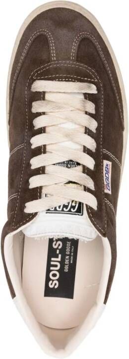 Golden Goose Soul Star suède sneakers Bruin