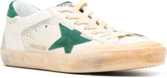 Golden Goose Super-Star gerafelde sneakers Beige