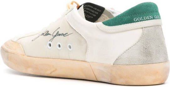 Golden Goose Super-Star gerafelde sneakers Beige