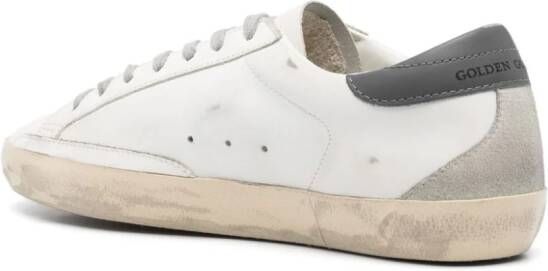 Golden Goose Super-Star gerafelde sneakers Wit