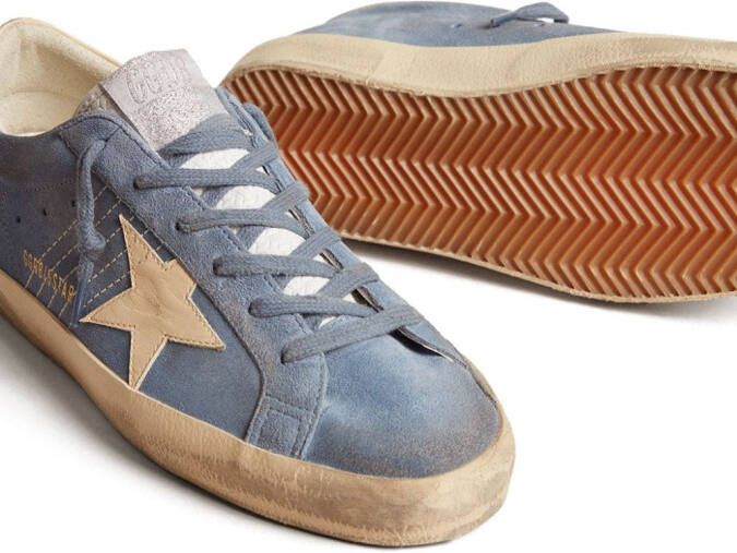 Golden Goose Super Star leren sneakers Blauw