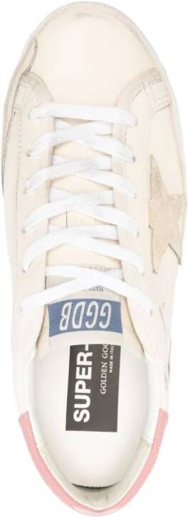 Golden Goose Super-Star leren sneakers Beige