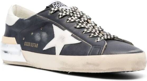 Golden Goose Super-Star leren sneakers Blauw