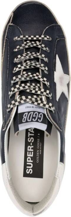 Golden Goose Super-Star leren sneakers Blauw