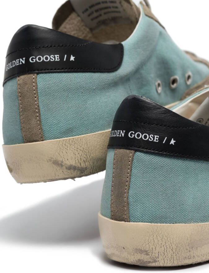 Golden Goose Super-Star low-top sneakers Blauw