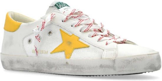 Golden Goose Super-Star sneakers met mesh Wit