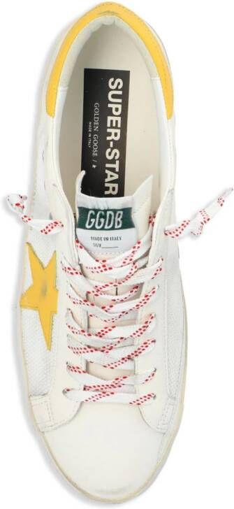 Golden Goose Super-Star sneakers met mesh Wit