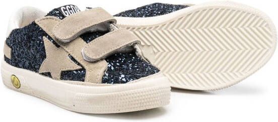 Golden Goose Super-Star sneakers met klittenband Blauw