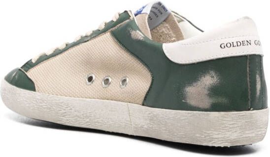 Golden Goose Super-Star sneakers met mesh Beige