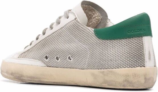 Golden Goose Super-Star sneakers met mesh vlakken Wit