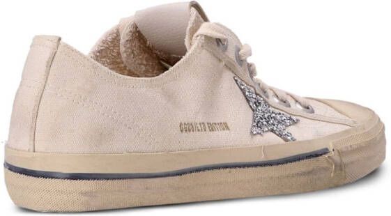 Golden Goose Superstar canvas sneakers Beige