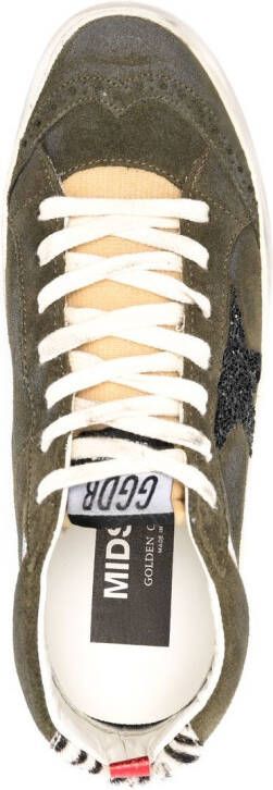 Golden Goose Mid Star high-top sneakers Groen