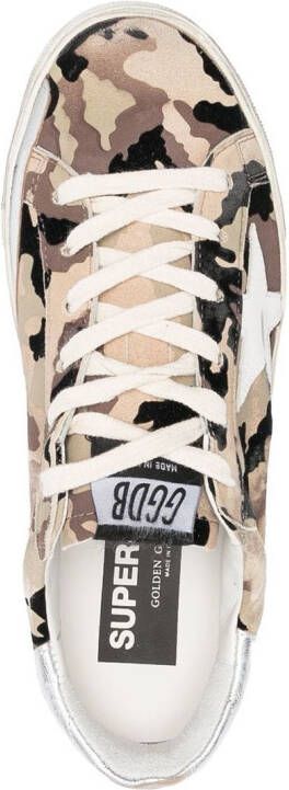 Golden Goose Superstar sneakers met camouflageprint Groen