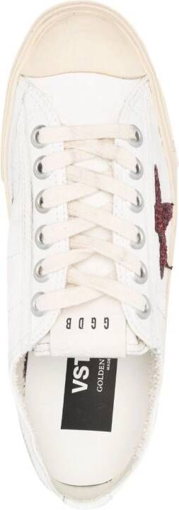 Golden Goose V-Star leren sneakers Wit