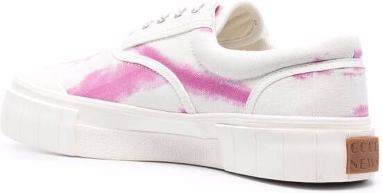Good News Opal sneakers met tie-dye print Wit