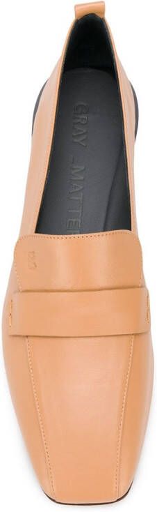 Gray Matters Loafers met vierkante neus Beige