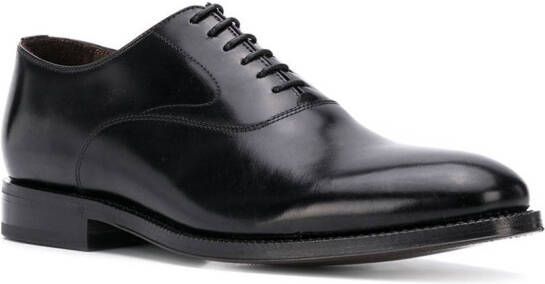 Green George Oxford veterschoenen met puntneus Zwart