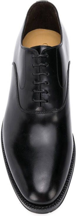 Green George Oxford veterschoenen met puntneus Zwart
