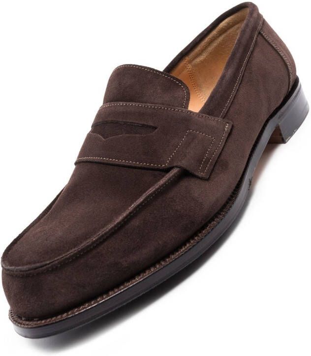 Grenson Epsom loafers met ronde neus Bruin