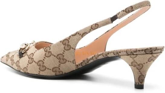 Gucci GG Supreme pumps 45 mm Beige