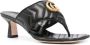 Gucci 60 mm Double G leren sandalen Zwart - Thumbnail 2