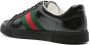 Gucci Ace GG Crystal-canvas sneakers Zwart - Thumbnail 3