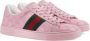 Gucci Ace sneakers met webstreep Roze - Thumbnail 2