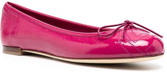 Gucci Ballerina's met strik Roze