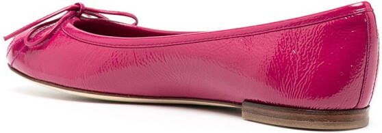 Gucci Ballerina's met strik Roze