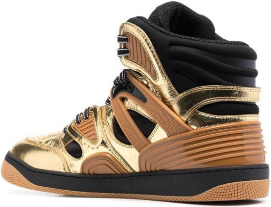 Gucci Basket high-top sneakers Goud