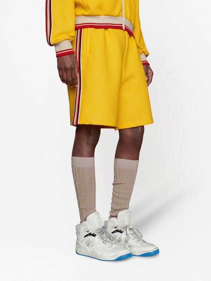 Gucci Basket high-top sneakers Wit