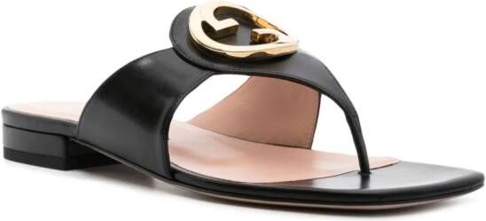Gucci Blondie sandalen met bandje Zwart