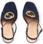 Gucci Blondie sandalen met hoge hak Blauw - Thumbnail 4