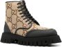 Gucci Combat boots met veters Beige - Thumbnail 2
