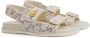 Gucci Canvas sandalen verfraaid met kristallen Beige - Thumbnail 2