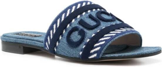 Gucci Denim sandalen Blauw